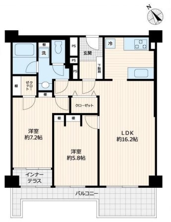ガーデンハウス　間取り図