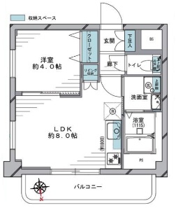 豊栄西荻マンション 間取り図