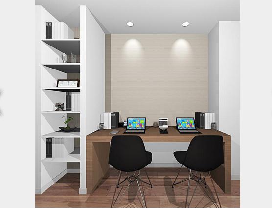 多摩川テラス　洋室完成イメージ