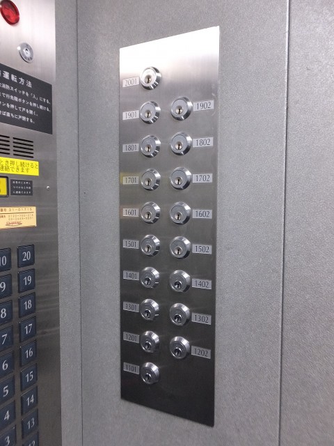 エクサージュ海岸　エレベーター