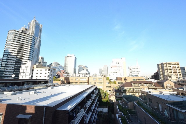 ヴィラロイヤル代々木　LDKバルコニー眺望