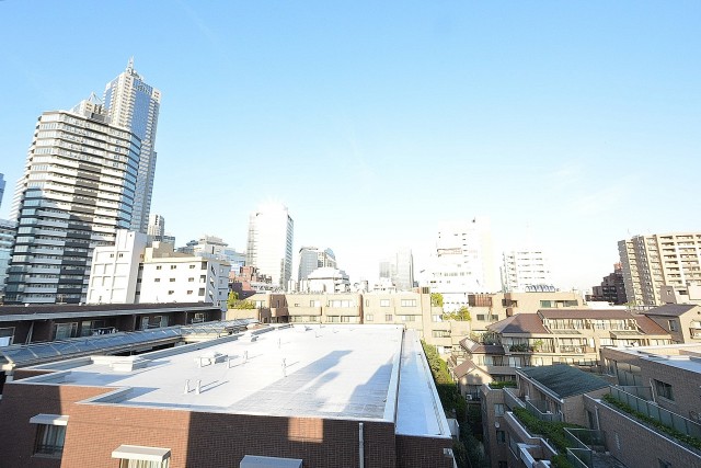 ヴィラロイヤル代々木　5.8帖洋室バルコニー眺望