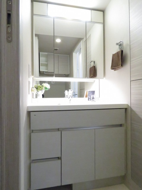 ライオンズ千代田三崎町　洗面化粧台