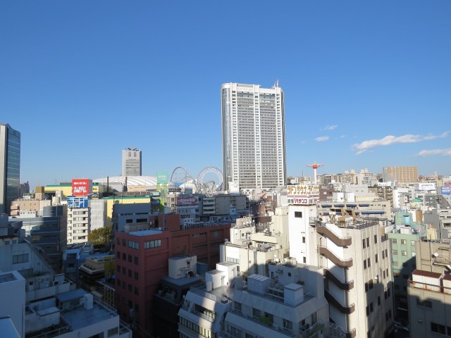 ライオンズ千代田三崎町　共用廊下眺望