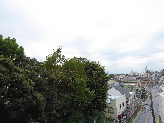 マコトパレス　キッチン横バルコニー眺望