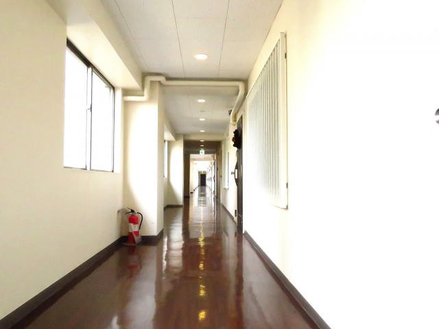 メゾン上野毛　共用廊下