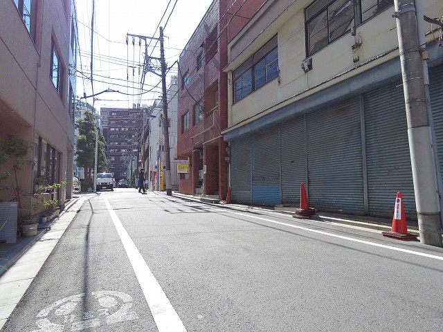 ベルグリーンお茶の水　エントランス前道路