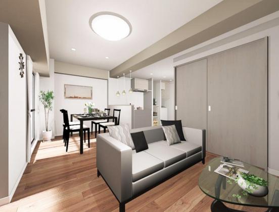 三井音羽ハイツ　LDK完成イメージ