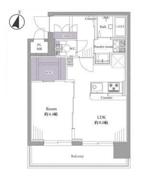 パレ・ウルー間取り