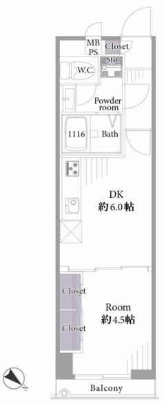 東急ドエルアルス音羽　間取り
