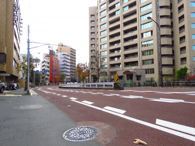 レックス神宮外苑　前面道路