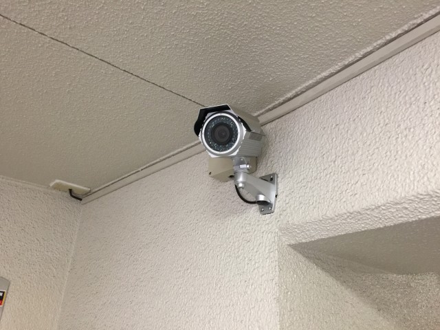 ライオンズマンション桜上水　防犯カメラ
