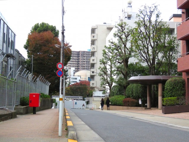 渋谷美竹ハイム　前面道路