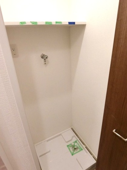 中央マンション　洗濯機スペース