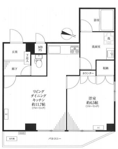 ユニーブル柿の木坂　間取り