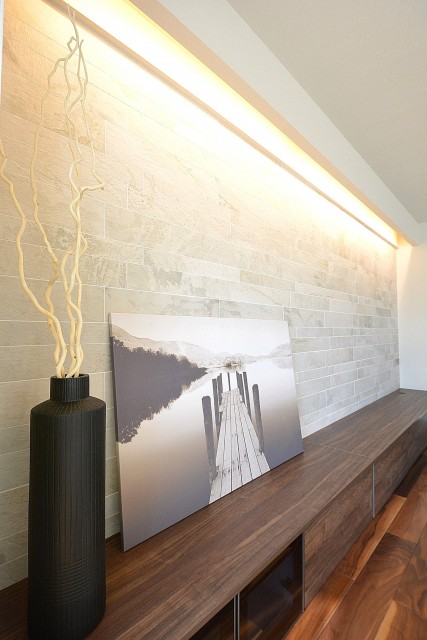 イトーピア東広尾マンション　約16.2帖リビングダイニング飾り棚