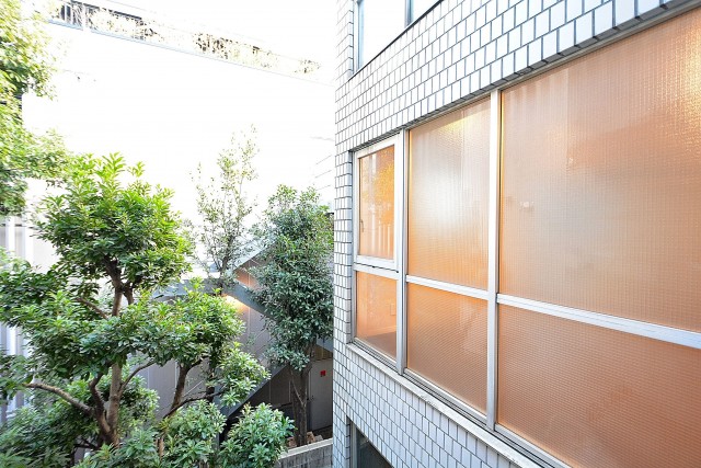 マグノリア　共用廊下から