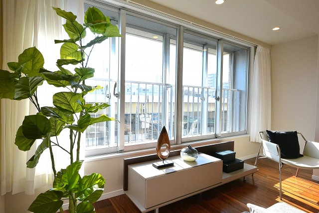 イトーピア東広尾マンション　約16.2帖リビングダイニング