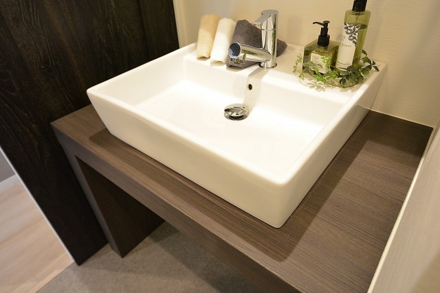 クレール島津山　洗面化粧台