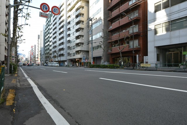 クレール島津山　前面道路