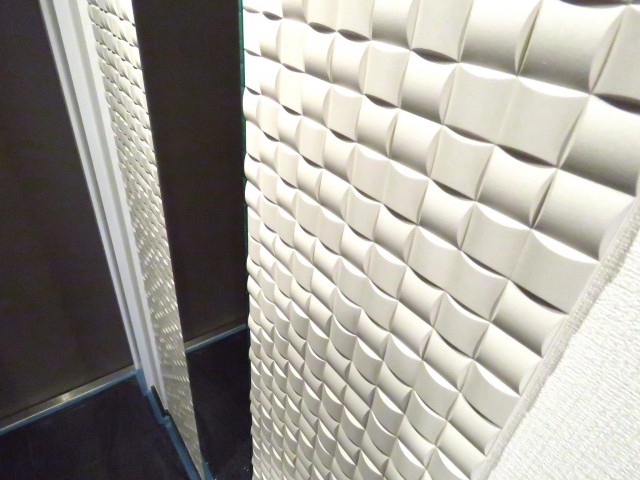 コスモ中目黒　玄関ホール壁面