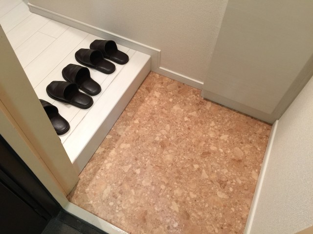 クレール島津山　玄関