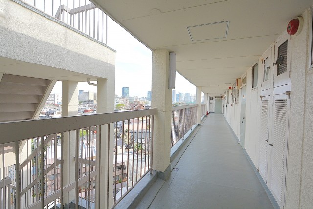 祐天寺第二コーポラス 外廊下