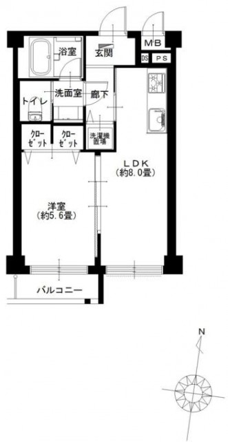 ライオンズマンション白金　間取り