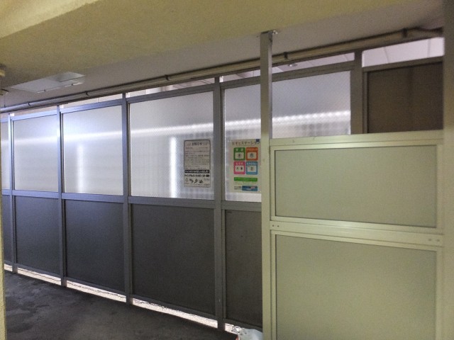 芝マンション　ゴミ置き場