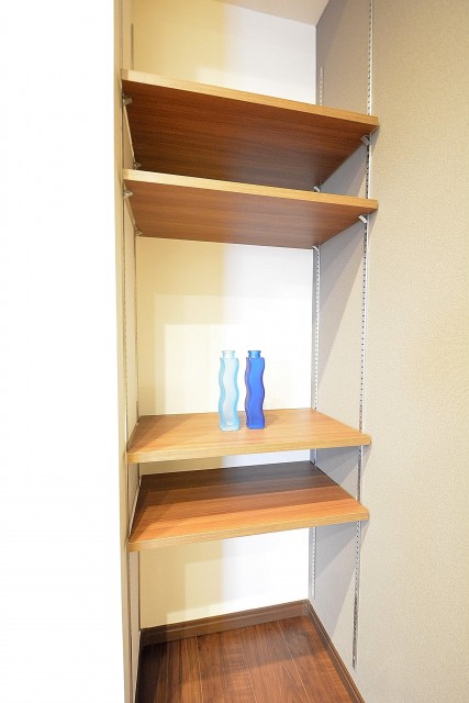 リシェ広尾　4.5帖洋室の可動棚