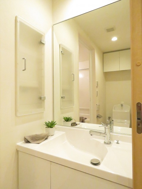 芝マンション　洗面化粧台