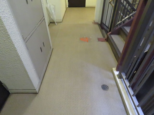 サンハイム永田町　共用廊下