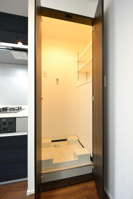 秀和築地レジデンス 洗濯機スペース