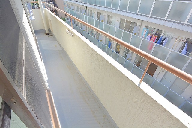 ライオンズマンション神楽坂第２ バルコニー