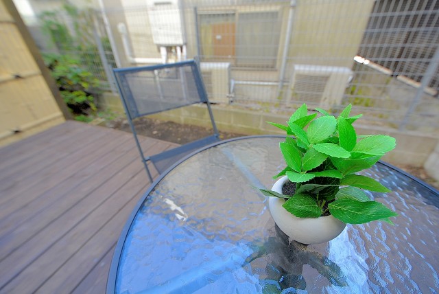 フェルテシモ祐天寺 ウッドデッキ