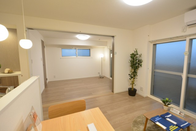 ニュー上馬マンション601　リビングから