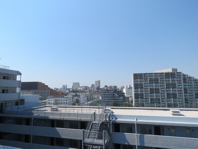 アイビハイツ南品川　共用廊下眺望