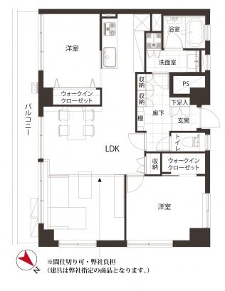 マンション高輪苑　間取り