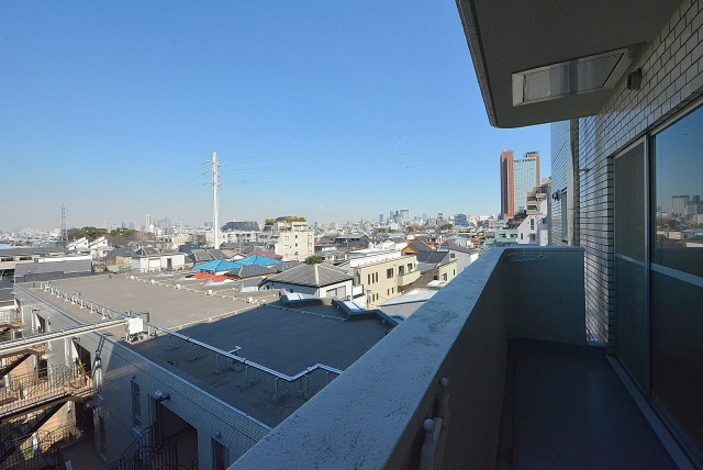 中銀若林マンシオン バルコニー