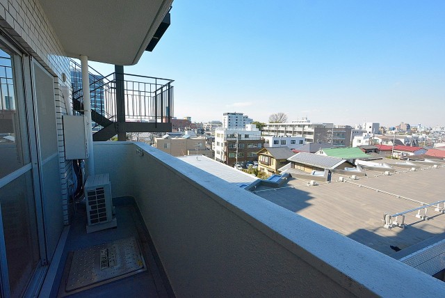 中銀若林マンシオン バルコニー