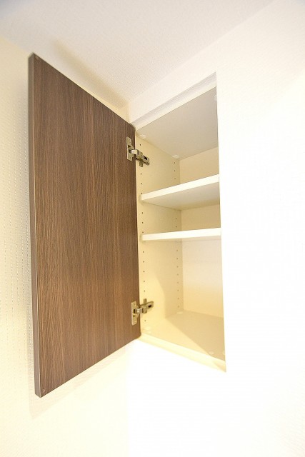 ウィルローズ築地　洗濯機置場収納