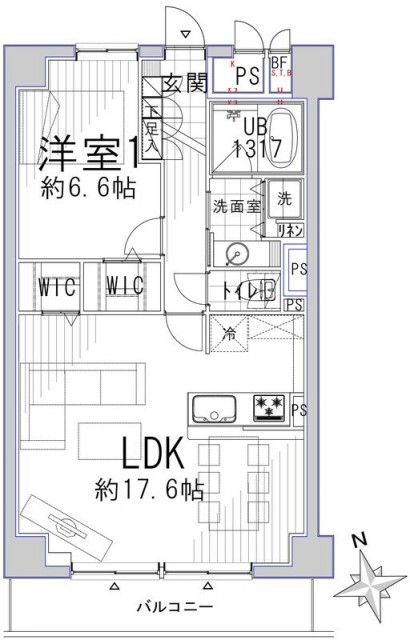 大森パークハイツ　間取り図