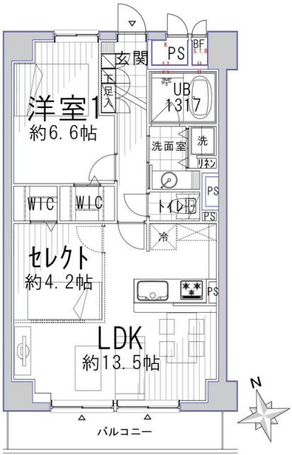 大森パークハイツ　間取り図