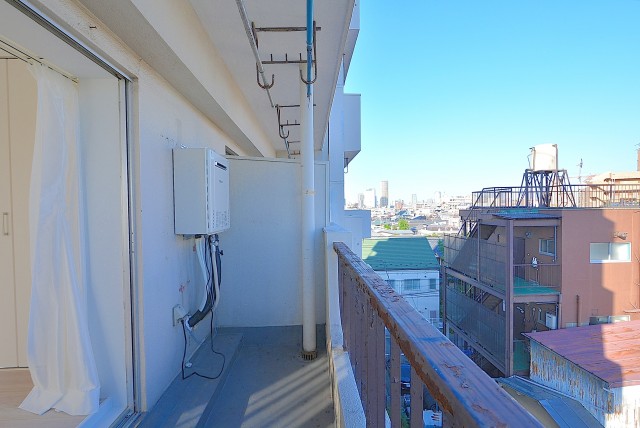 祐天寺第二コーポ バルコニー