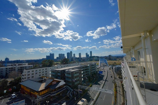 フラット田園調布806号室バルコニー