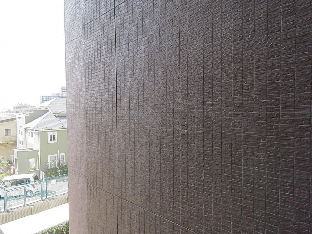 ニュー上馬マンション　キッチン窓の外