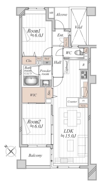 ファミールヒルズ目黒東山 間取り図 ファミールヒルズ目黒東山 間取り図