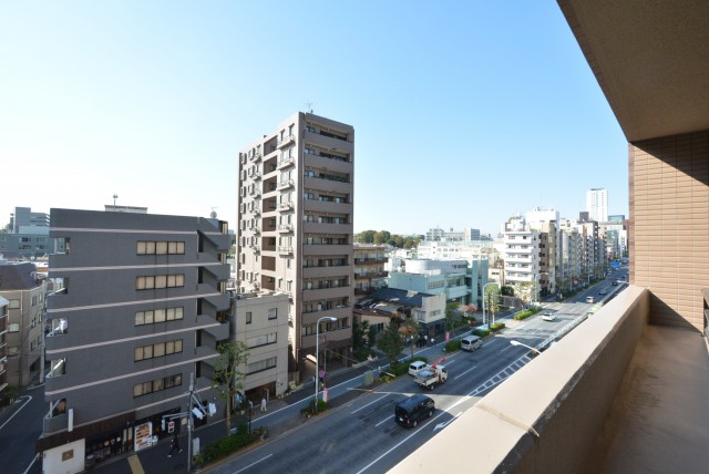 マイキャッスル中目黒Ⅲ バルコニー