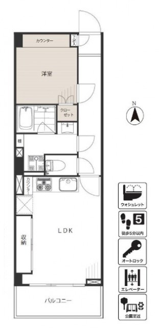 サンコート芝公園　間取り図