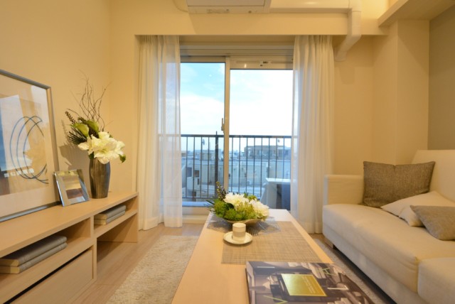 日商岩井第二自由が丘マンション バルコニー